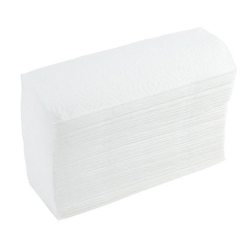 Сгънати кърпи за ръце Economy Z-образни, целулоза, двупластови 20.5x23 cm 20х200 бр. Бели