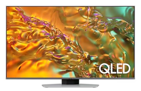 Телевизор Samsung 50" 50Q80D AI 4K QLED , SMART, Bluetooth, 4xHDMI, 2xUSB, Frameless, Carbon Silver