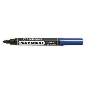 Перманентен маркер Centropen 8510 Объл връх 2.5 mm Син