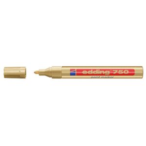 Paint маркер Edding 750 Объл връх 2-4 mm Златист